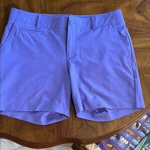 Under Armour Purple Fitted Shorts Size 6